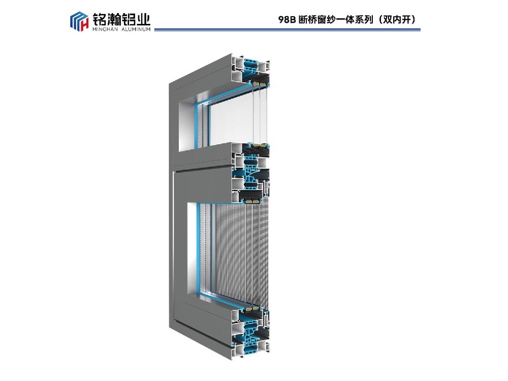 98B断桥窗纱一体系列